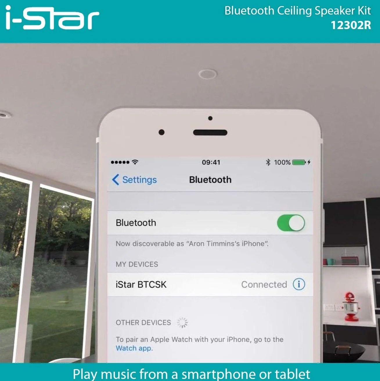 Kit Altoparlanti Bluetooth Soffitto Facile Installazione