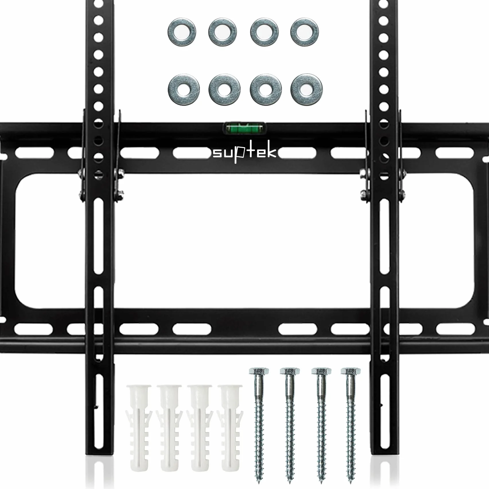 Suptek Supporto da Parete per TV 26-55 Pollici LED HD 4K HDR UHD VESA 400x400mm 45kg