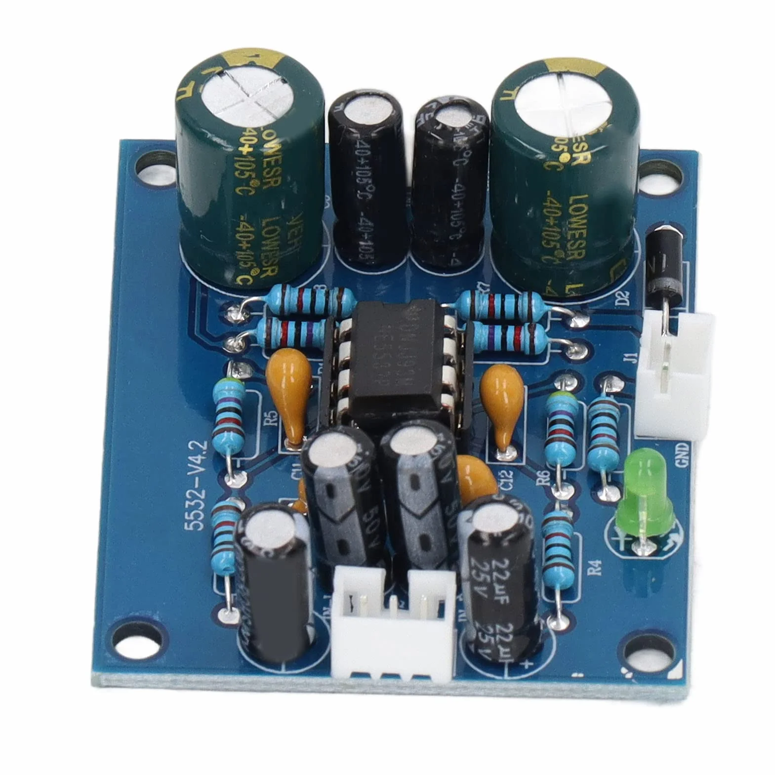 Modulo Preamplificatore NE5532 Preamp con Condensatori e Resistenze di Alta Precisione per Sistemi Hi-Fi