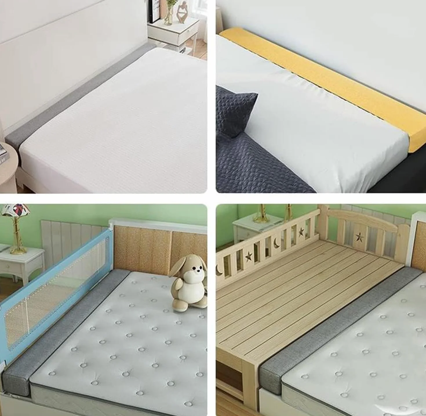 Cuscino Letto Gap Filler, Cuscino Supporto Braccioli Divano, Materasso Gap Foam Filler, Cuscino Testiera Lungo 45x15x10cm