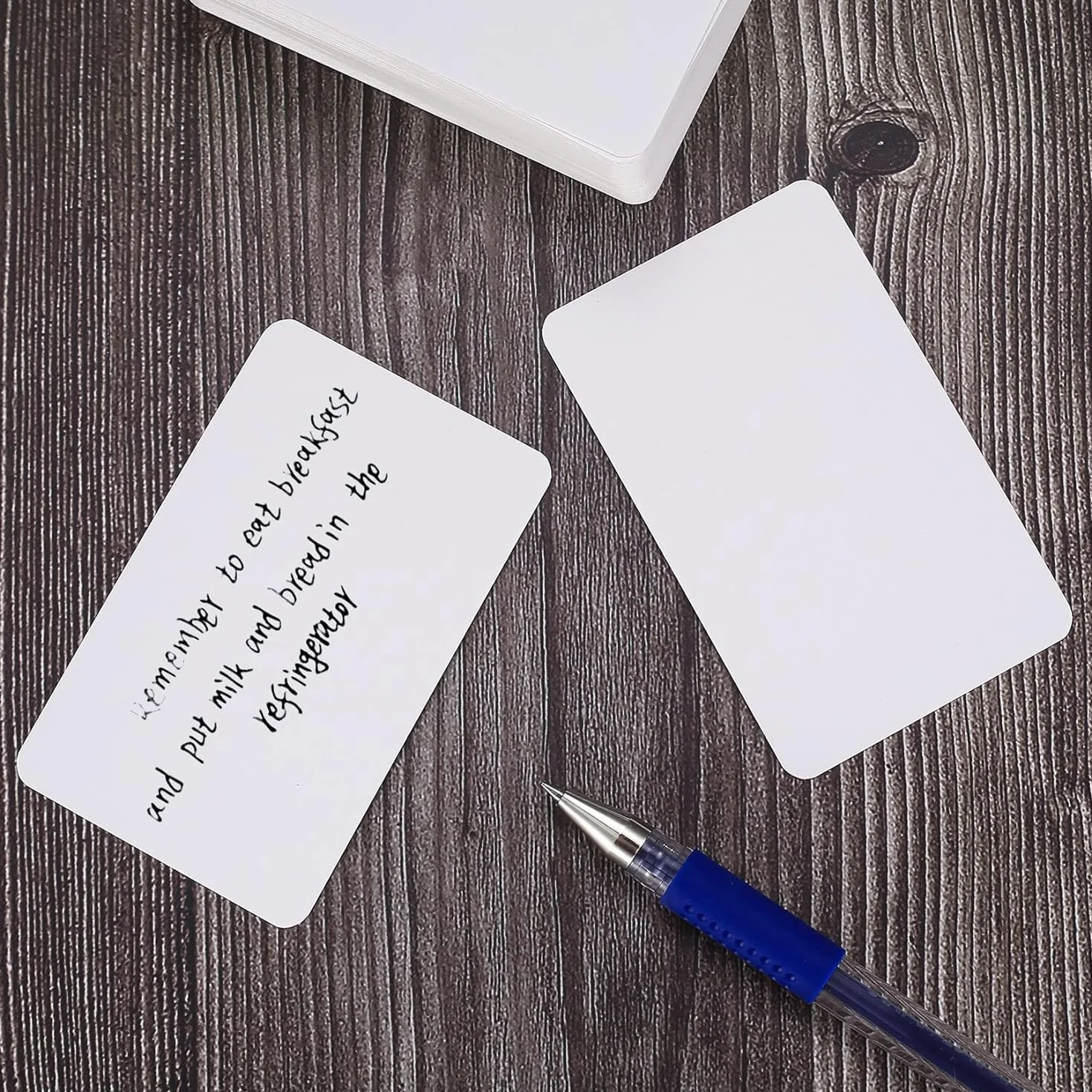 Biglietti da Visita Personalizzati 300 Pz Bianco Carte Kraft 8,8 x 5,4 cm