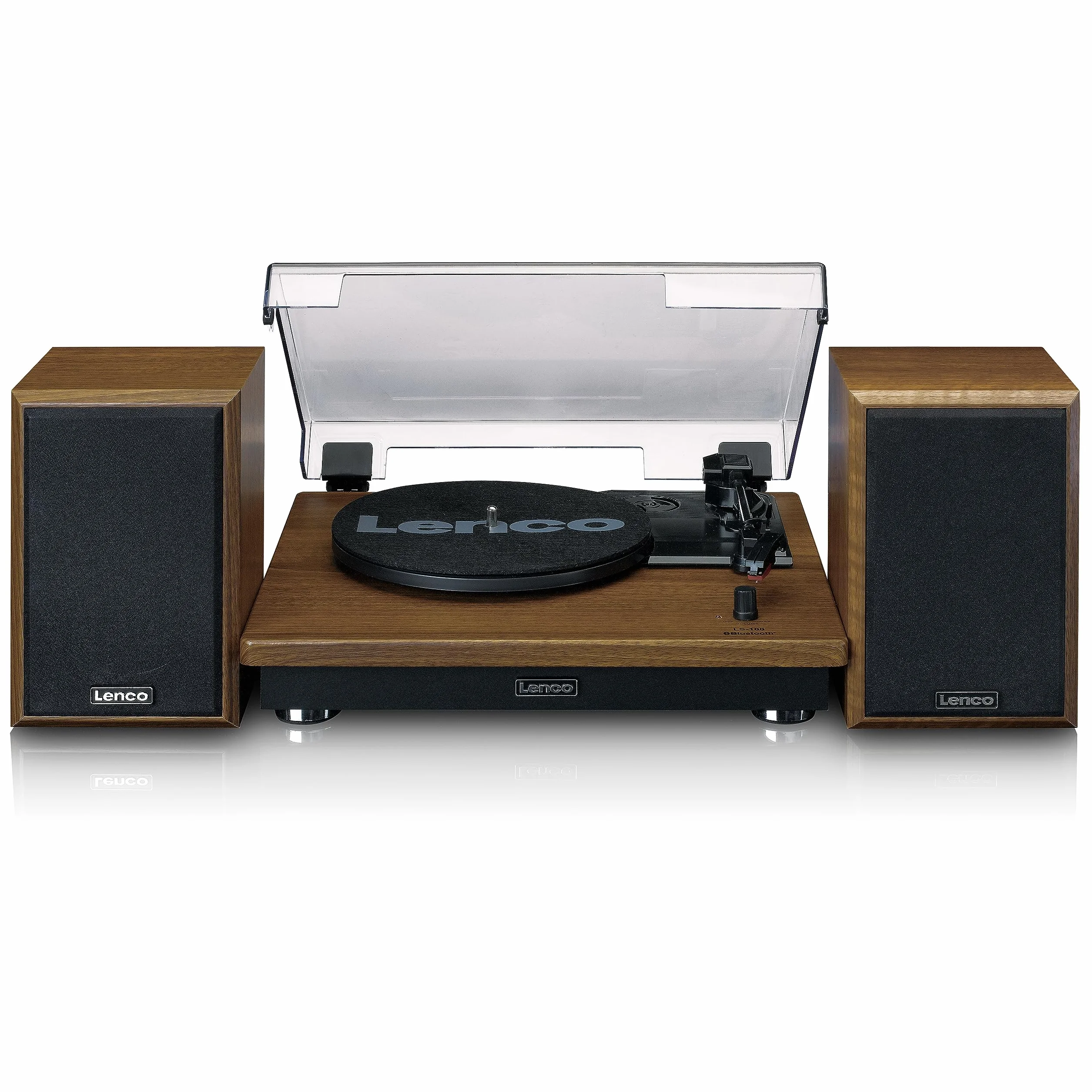 Lenco LS-100 Giradischi Hi-Fi Bluetooth 5.0 20 watt RMS Altoparlanti esterni