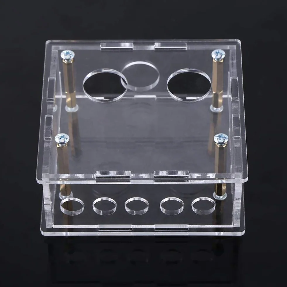 Preamplificatore valvolare 6J1 Custodia acrilica Kit valigetta con distanziatori e viti