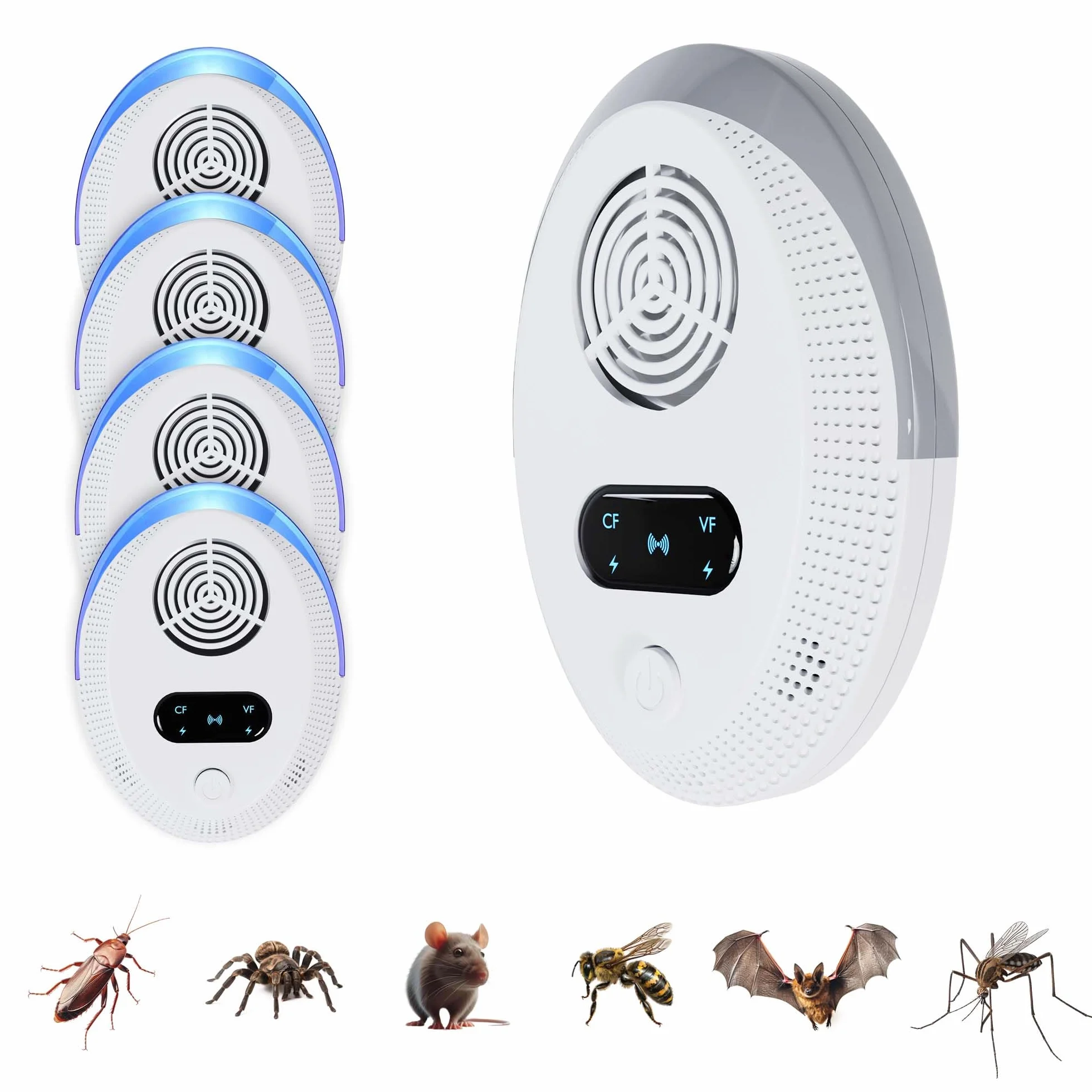 Repellente Topi- Ultrasuoni Pipistrelli - Anti Ragno - Open Air Zanzare - Dissuasore Topi Ultrasuoni - Protezione Naturale Garantita
