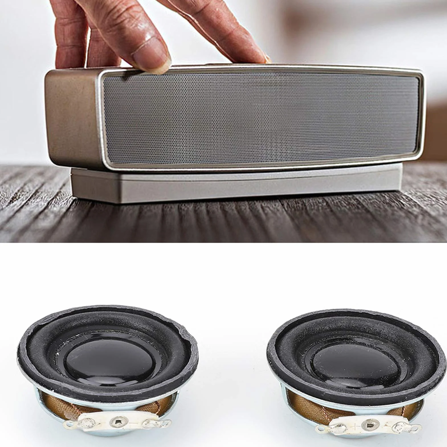 Altoparlante Woofer stereo 2 pezzi 3 W 4 Ω per mini amplificatore audio sistema audio compatto