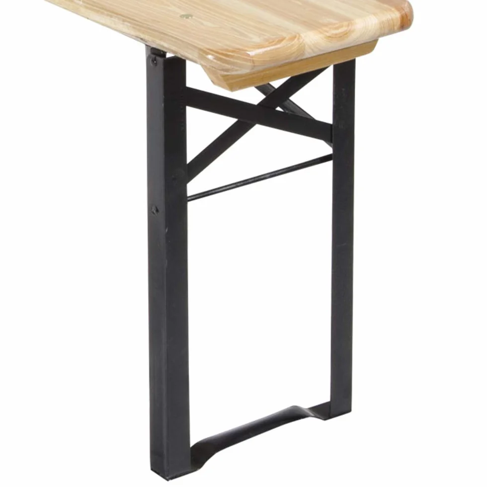 VERDELOOK | Gambe di Ricambio per Panca Birreria 2 Pezzi, 43x23x2.5 cm