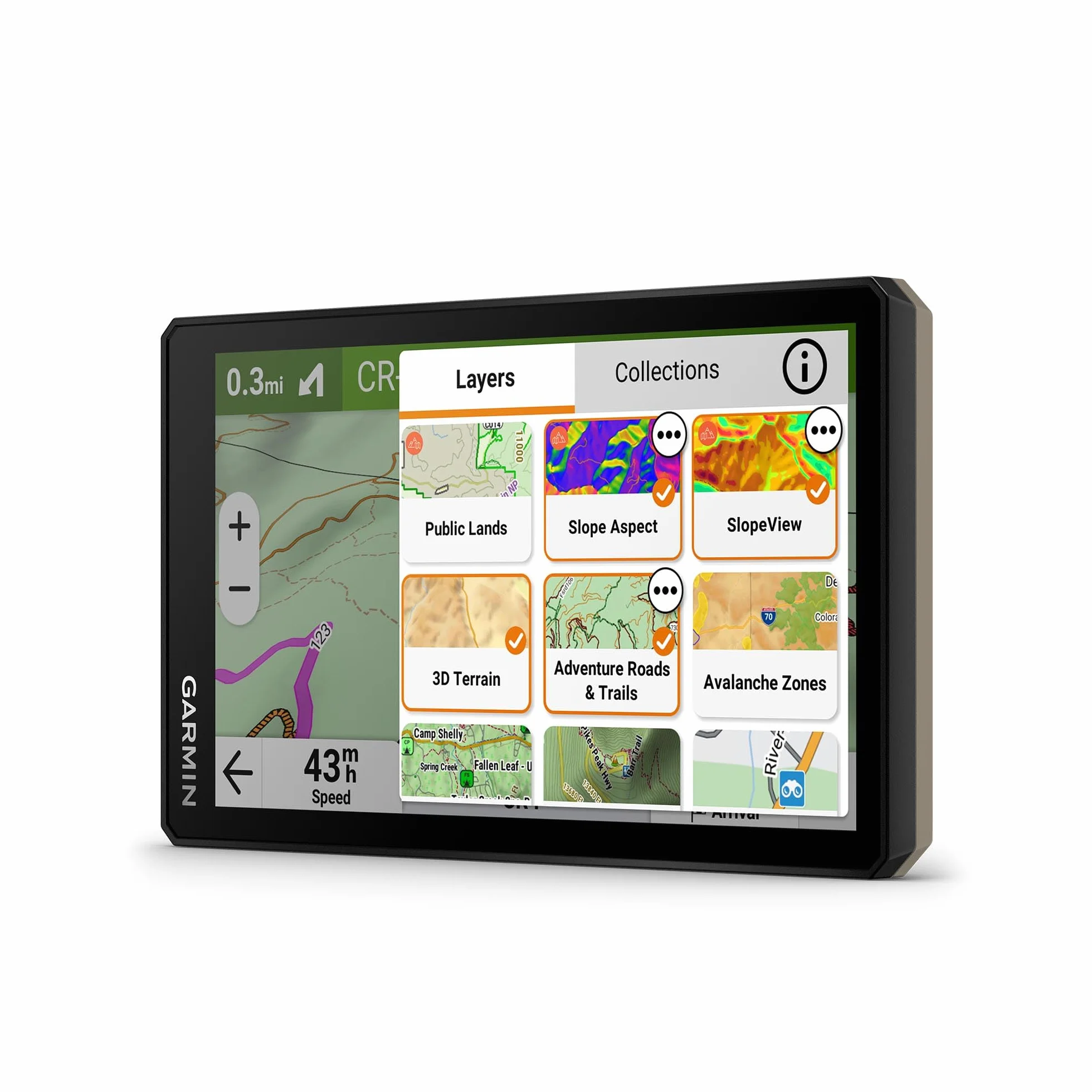 Garmin Tread 2 Navigatore GPS Moto Fuoristrada 4x4 Touchscreen 6" Mappe Topografiche Mondiali 3D Terrain