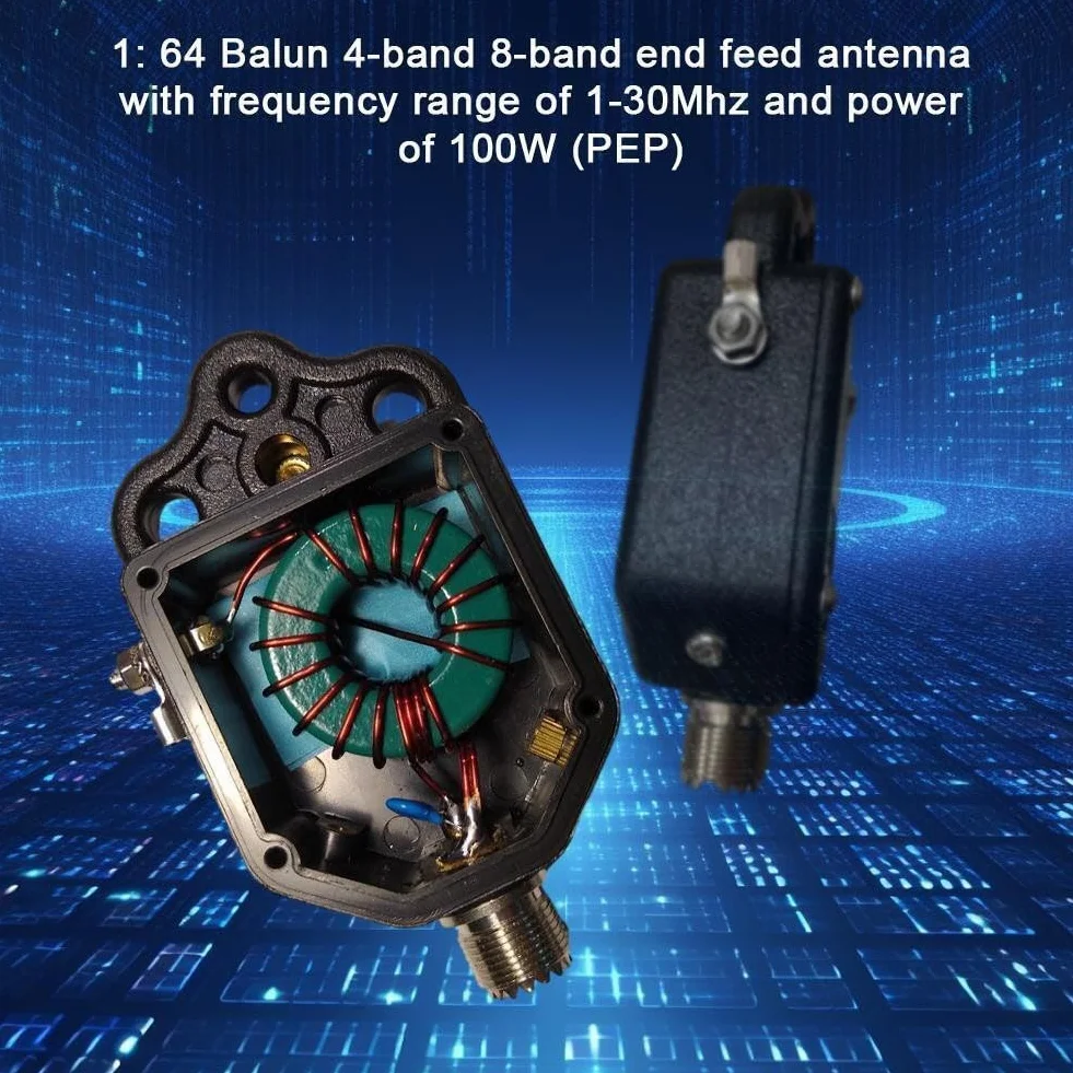 Balun ad alta frequenza 164, 130MHz, 100W