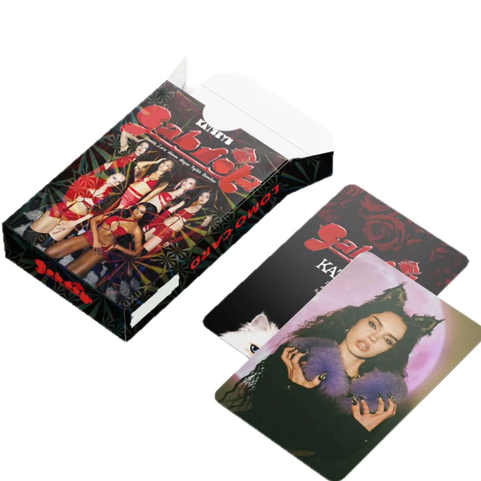 Katsseye Photocard Lomo Carte 60 Pezzi Card 32 Pezzi Adesivi Kpoop Fotocard Sticker