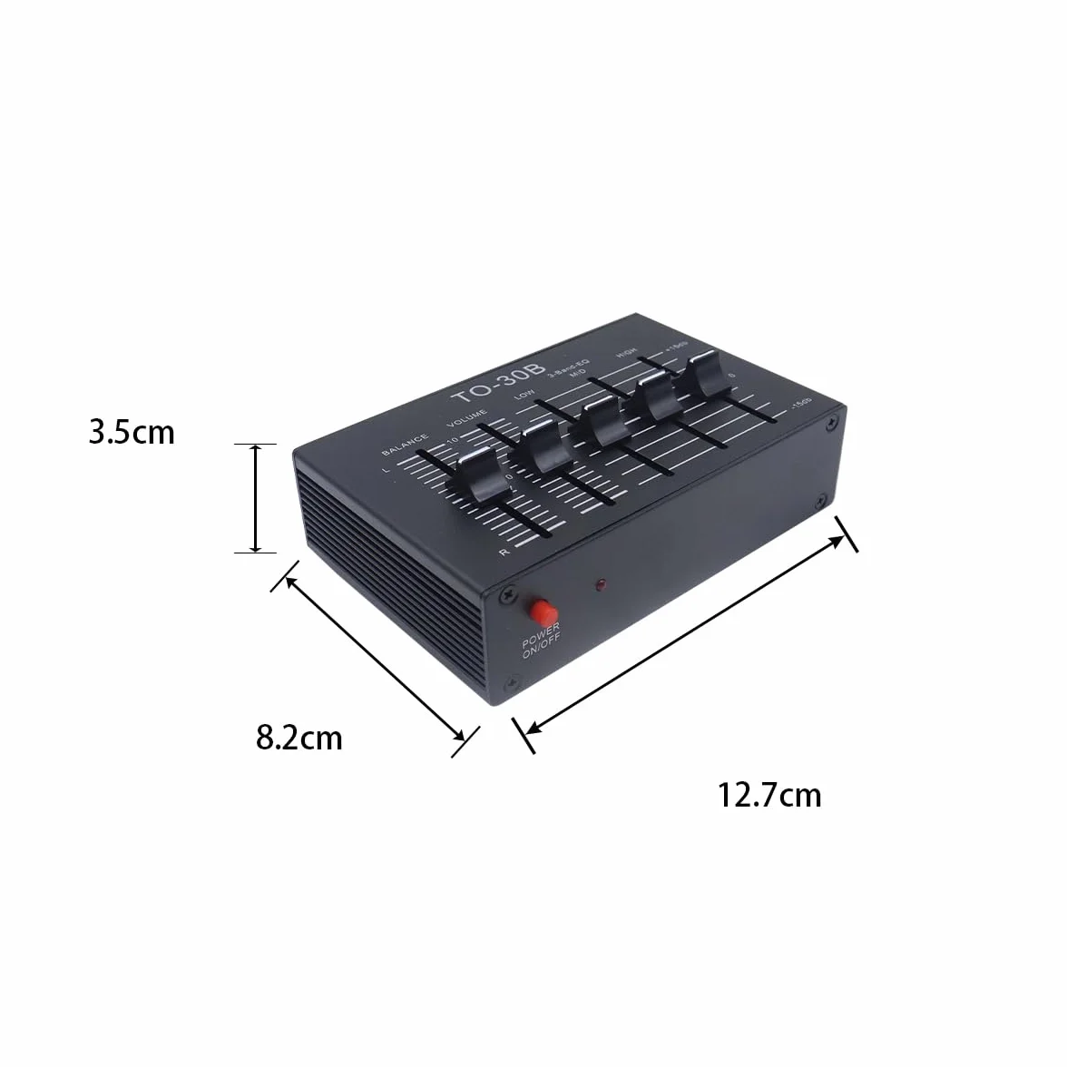Ticha Controller di bilanciamento audio stereo, preamplificatore simmetrico a tre stadi con controllo volume