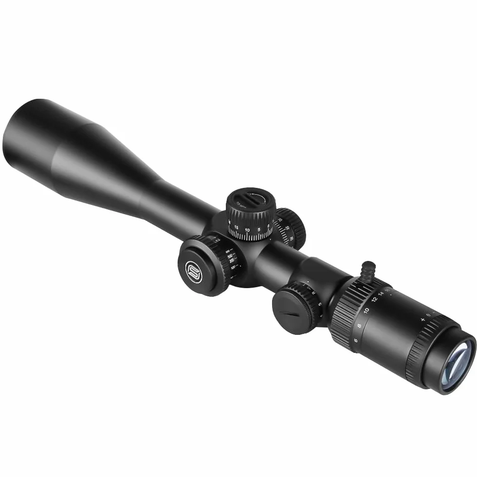 SPINA OPTICS 4-16x44/6-24x50 SFP Riflescope Mil-dot Reticle 20mm Ring Mounts Impermeabile Fogproof Nero 30mm Tubo