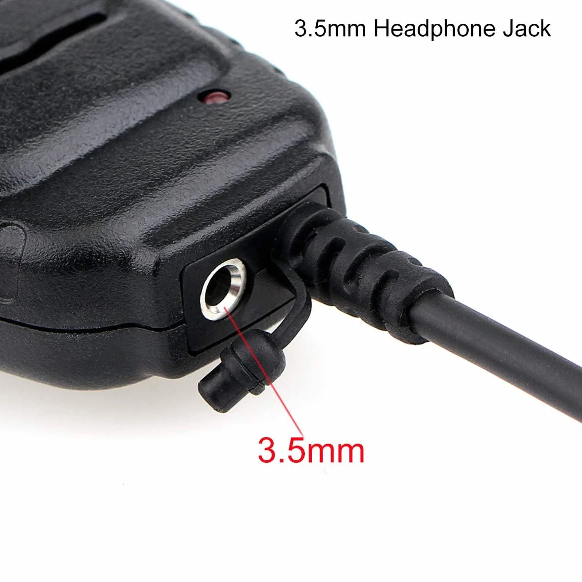 Retevis RS111 Altoparlante Microfono 2 Pin per Walkie Talkie RT24 RT22 RT27 RT3S RT5 Kenwood BAOFENG UV-5R BF-888S TYT