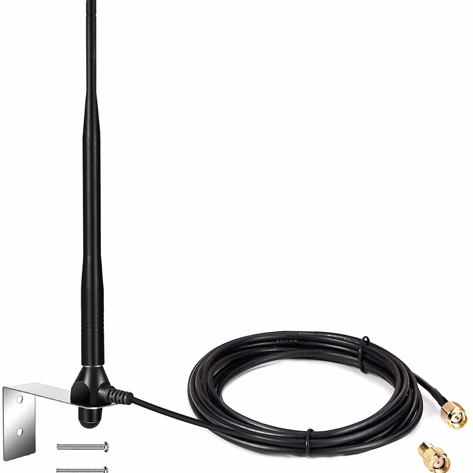 Antenna Apertura Cancello 433,92 MHz Ricevitore Lunga Distanza 3 m Cavo Bassa Perdita Compatibile con All Summer GTO Mighty Mule