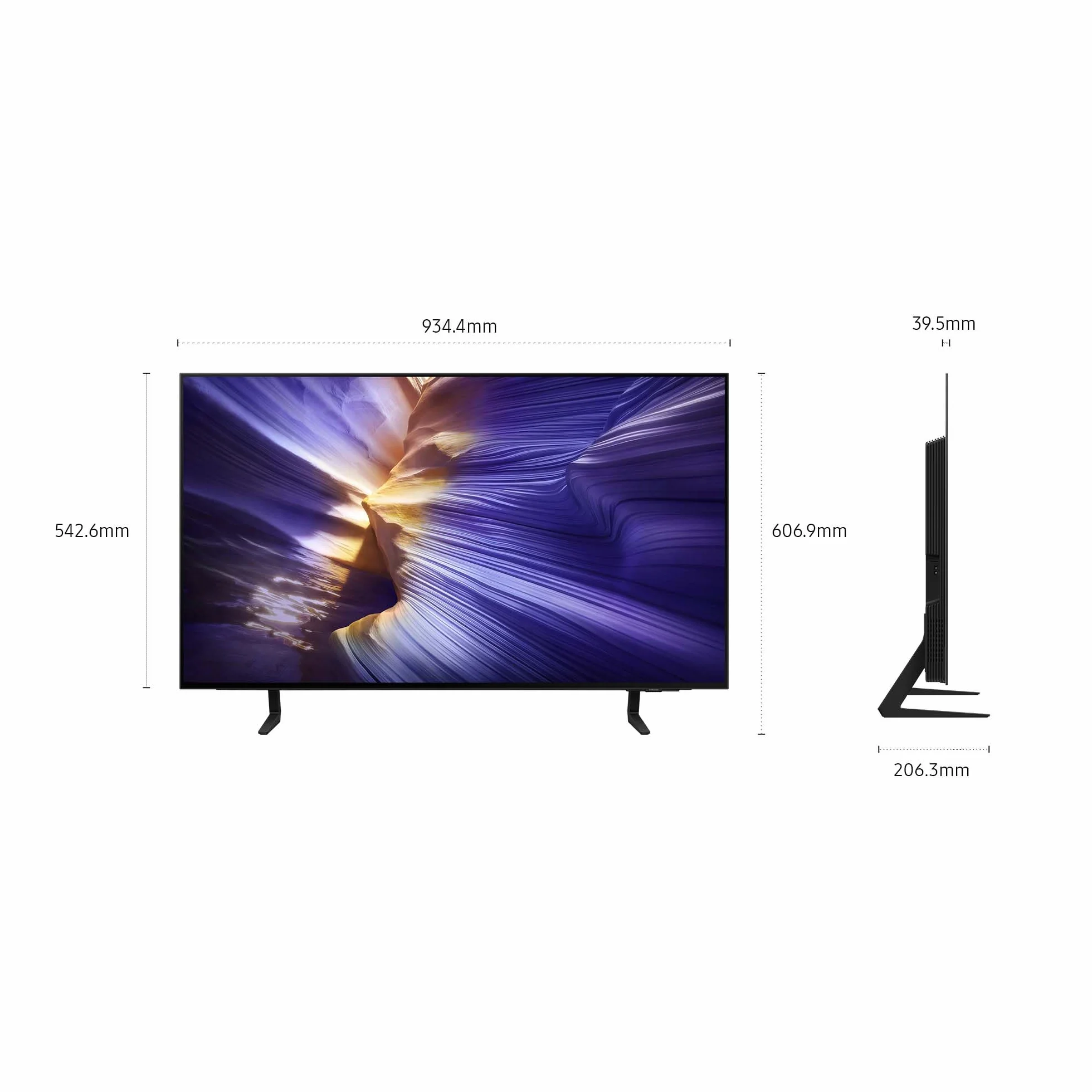 Samsung OLED 4K Vision AI Smart TV 42'' QE42S90FAEXZT NQ4 AI Gen3, OLED HDR+, Motion Xcelerator 144Hz, 2025