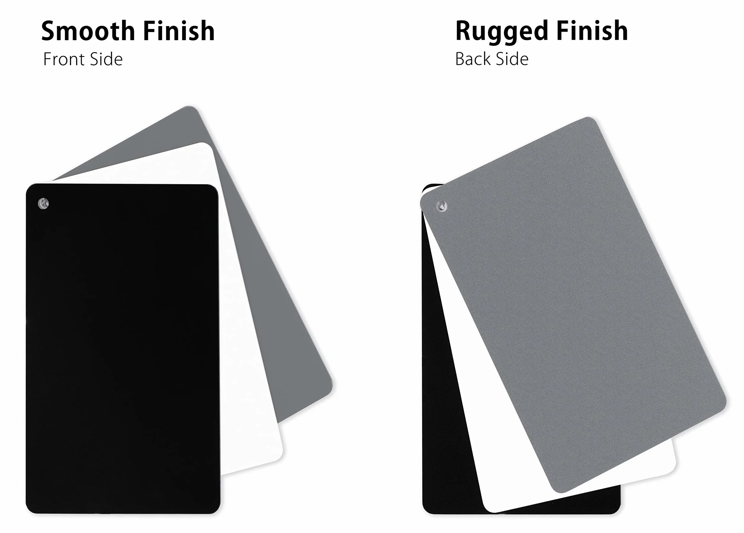 MyGadget Scheda Carta Grigia 3 in 1 18% Grigio Bianco Nero Calibrazione Esposizione Fotografica