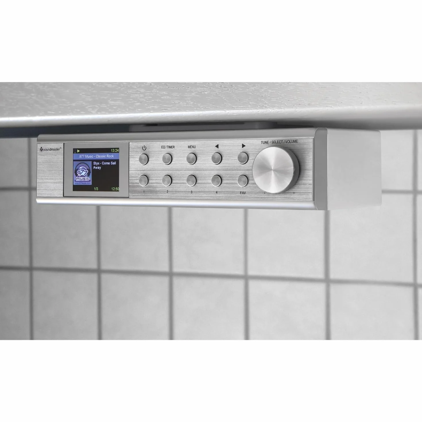 Soundmaster IR1500SI Radio da Cucina DAB+ FM-RDS Bluetooth WLAN Vivavoce Doppio Allarme Timer