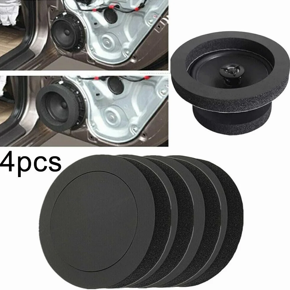 Anelli insonorizzati per altoparlanti auto 16,5 cm, distanziatori isolanti acustici in schiuma, compatibili 6-7 pollici