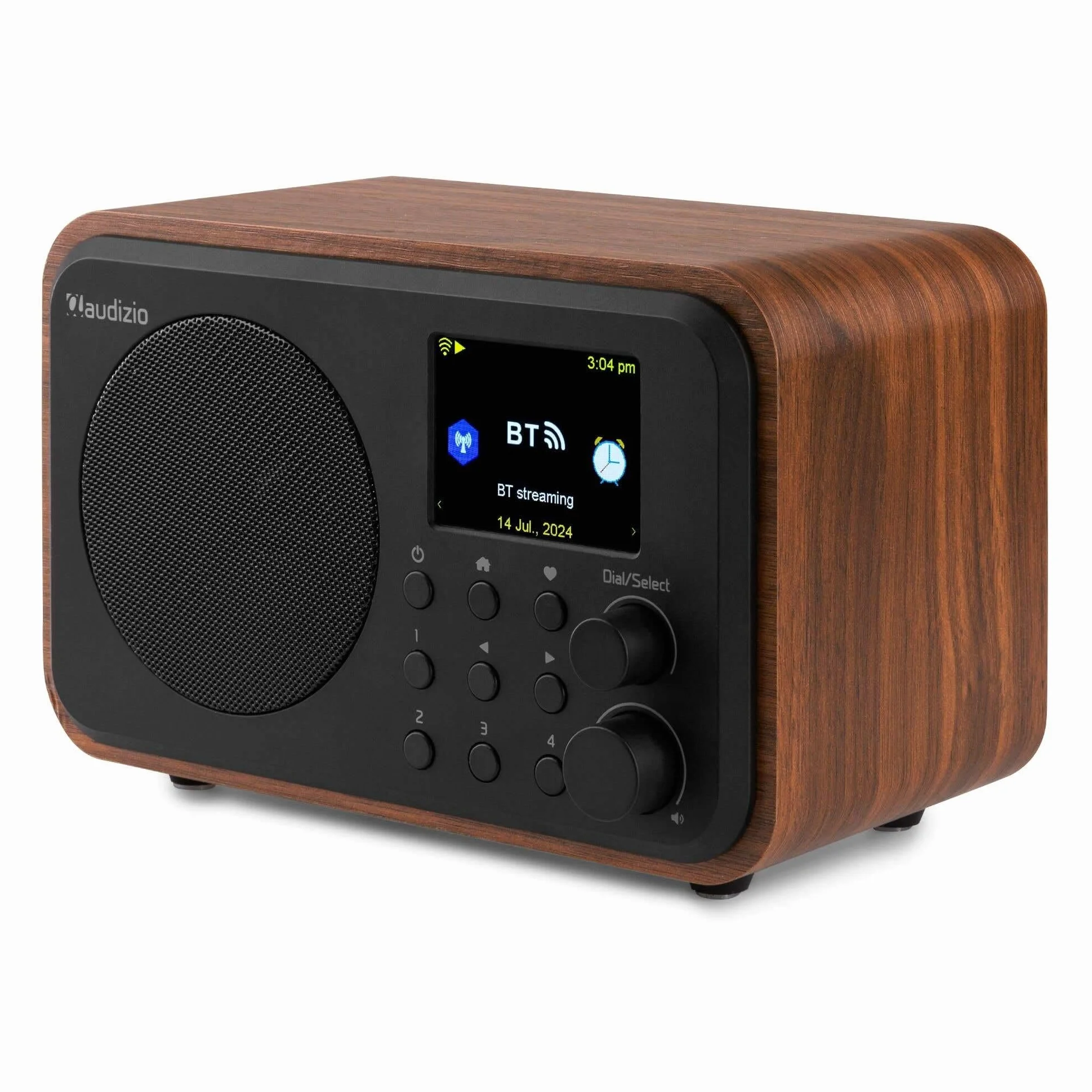 Audizio Vicenza radio Internet DAB+ Bluetooth 5.1 WLAN FM radio da cucina marrone