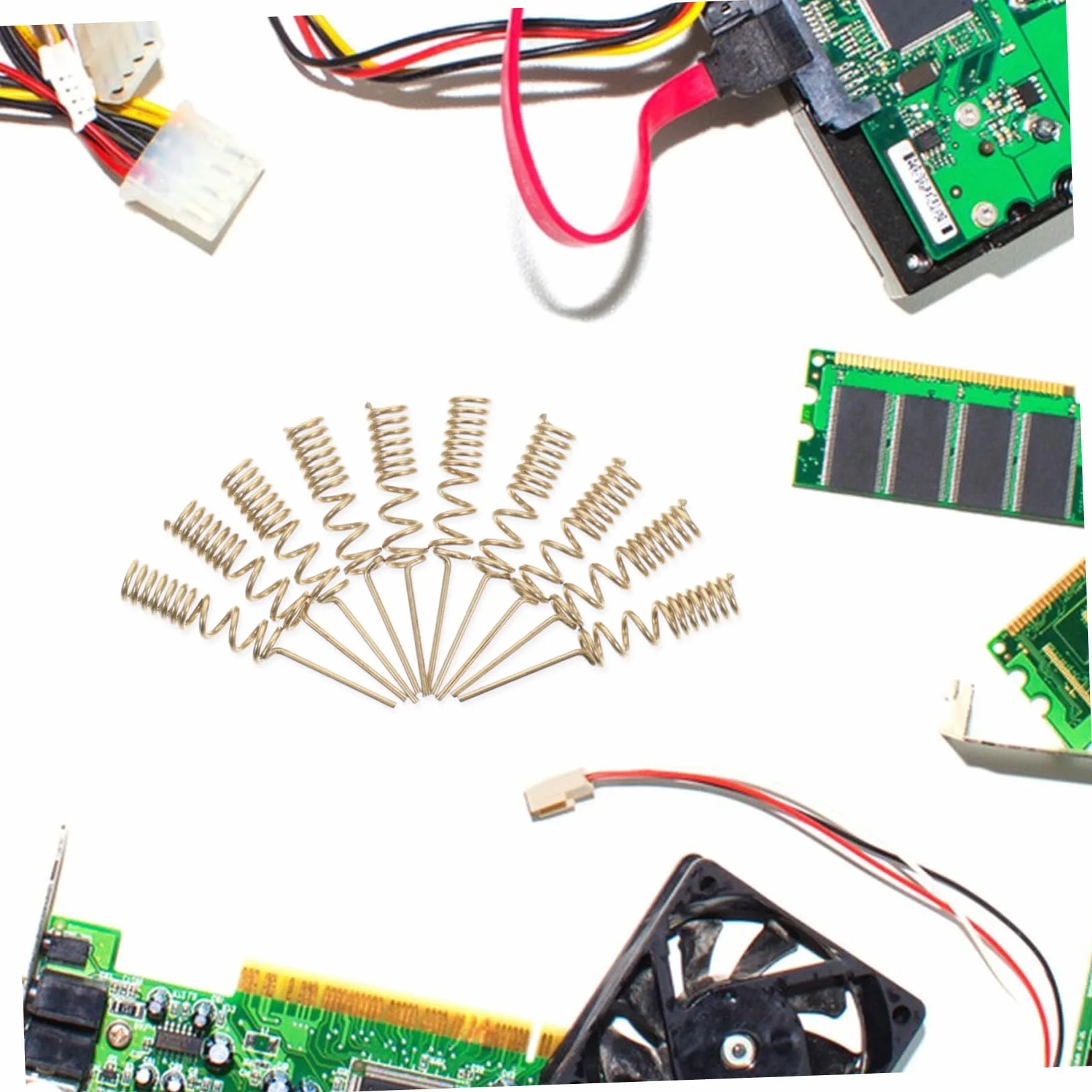 Spirale in Rame Fosforoso 10 Pezzi per Potenziamento Segnale Wireless Router Antenna Installazione Facile