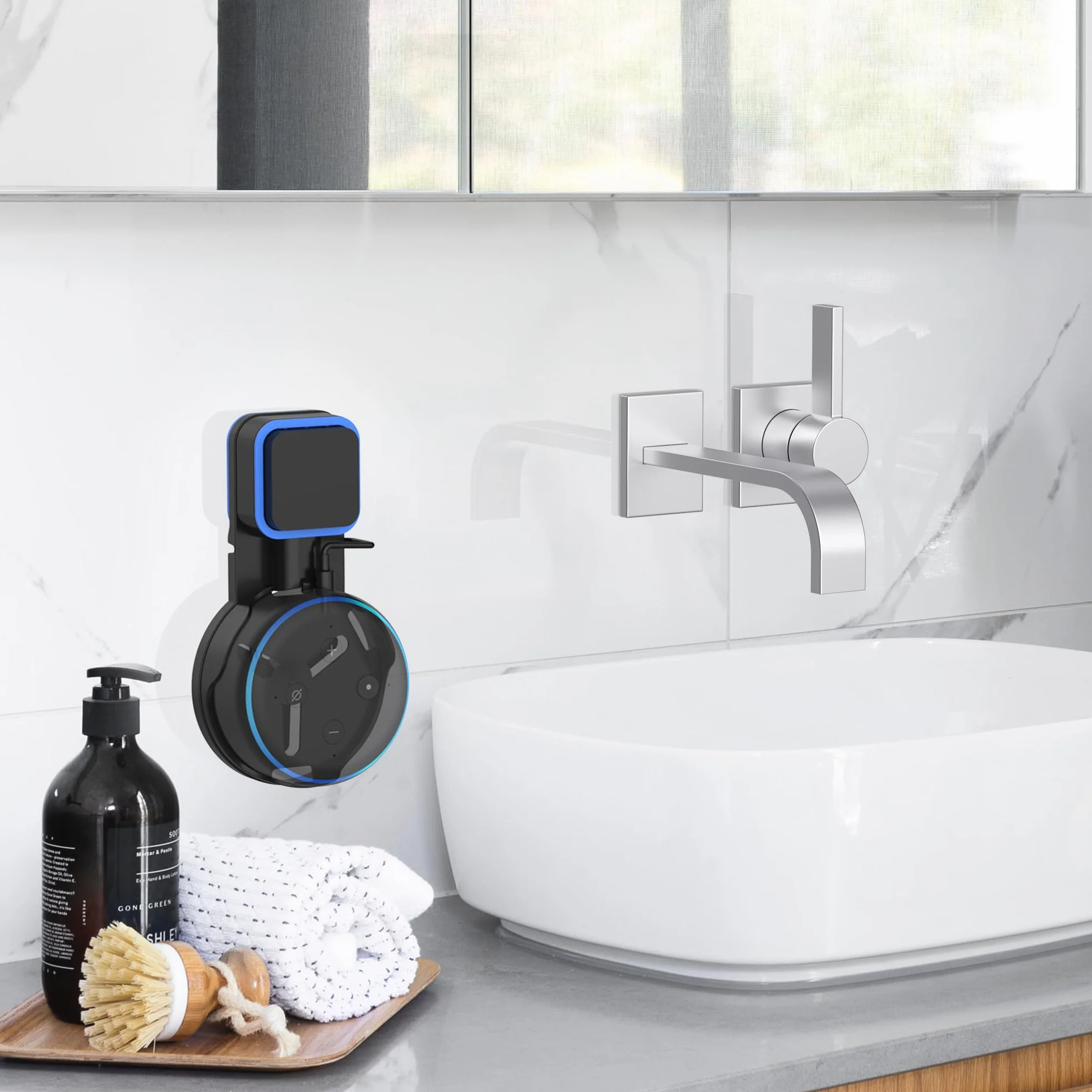 PlusAcc Dot 3a gen Supporto Stand Hanger per Google Home Mini 3 generazione, nero