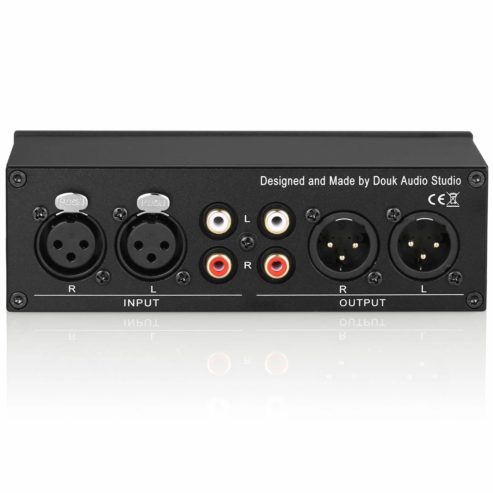 Nobsound Preamplificatore passivo mini bilanciato Single-Ended Hi-Fi Controllo volume XLR RCA