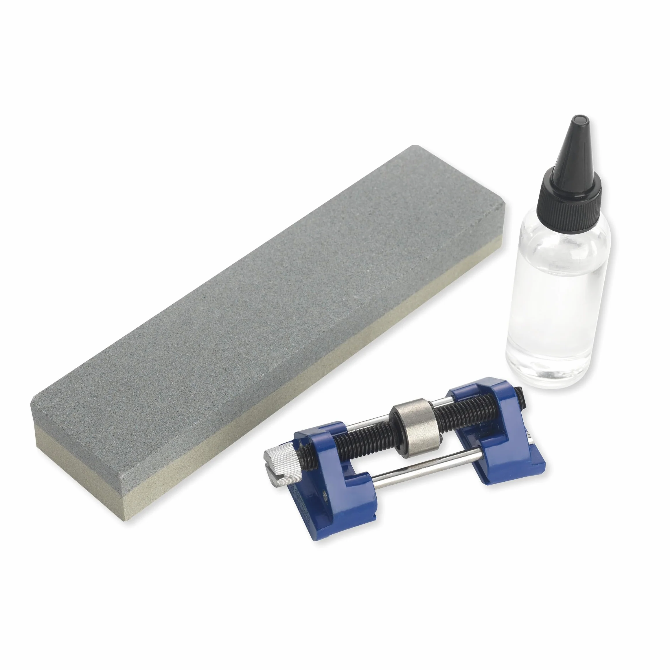 Eclipse Professional Tools 3PCHGK Kit di Affilatura e Lappatura 3 Pezzi – Guida di Affilatura, Pietra a Doppia Grana e Olio per Utensili da Legno