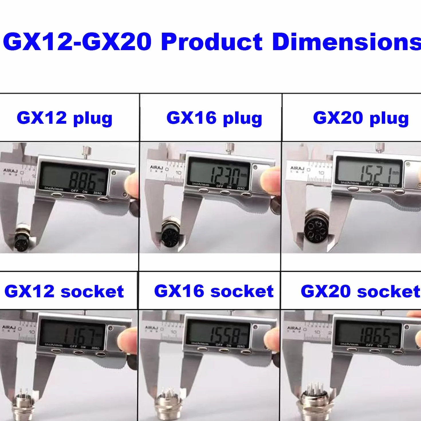 GX16 4Pin Aviation Connettore 16mm Metallo Pannello Montaggio Maschio Femmina Saldatura 2 pezzi