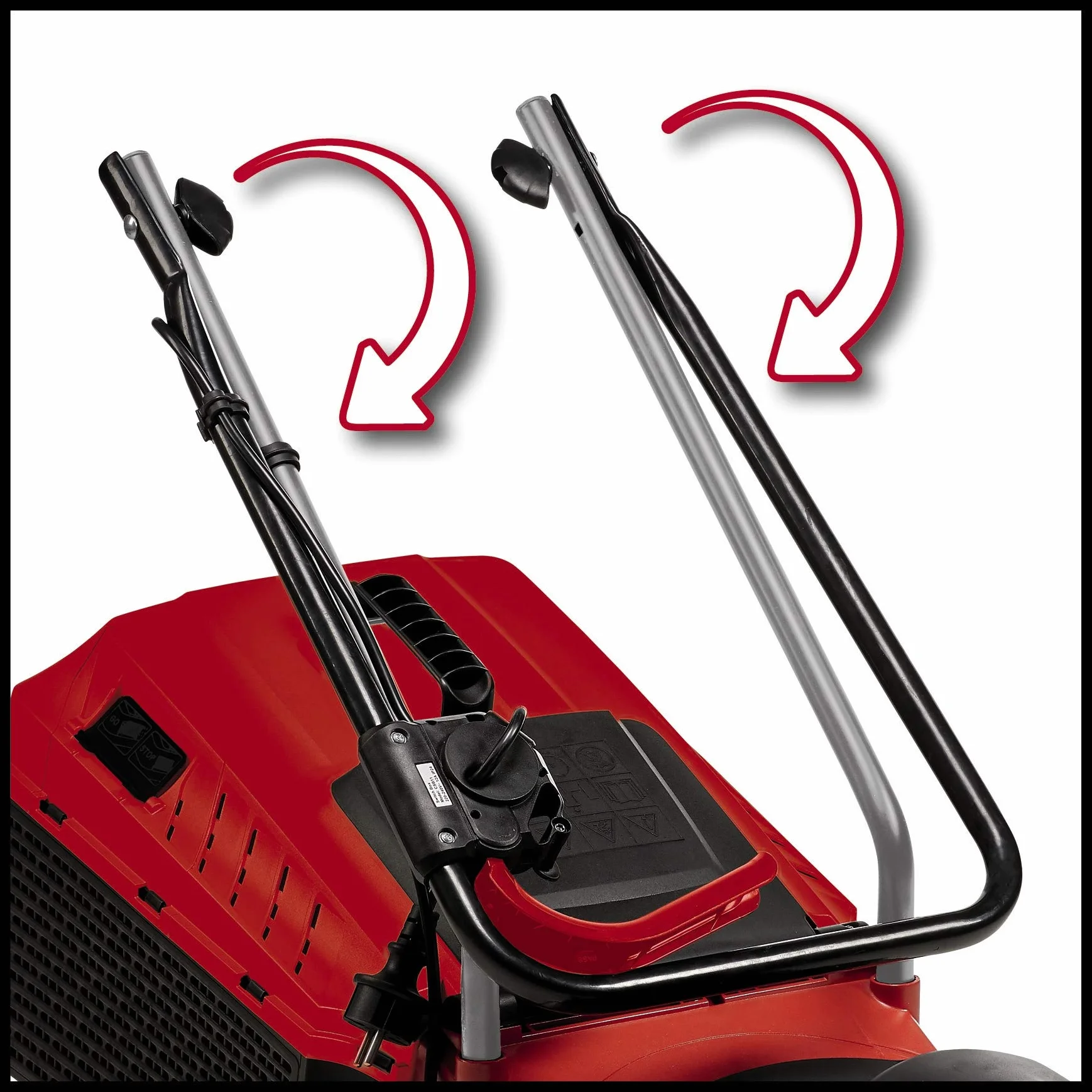 Einhell GC-EM 1032 Tagliaerba elettrico (tensione 220-240 V, potenza 1000 W, largh. Taglio 32 cm, altezza taglio 3 pos 25-60 mm, vano raccolta 30l)