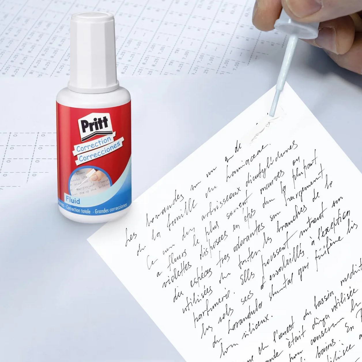 Pritt Correttore Liquido con pennello 20 ml Bianchetto Applicazione Rapida