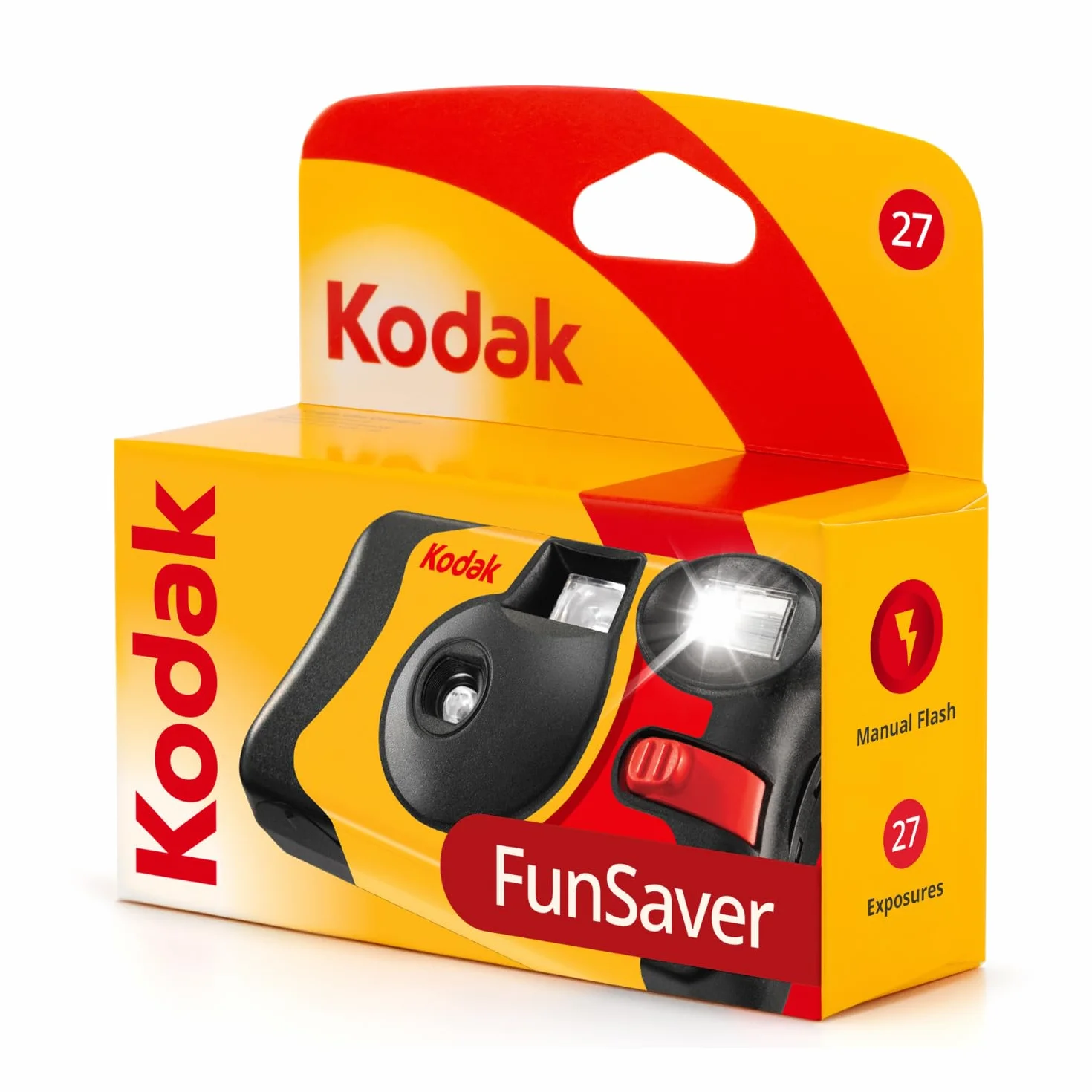 KODAK FunSaver 39 Fotocamera usa e getta 39 pose flash integrato pellicola a colori 24 mm ISO 800