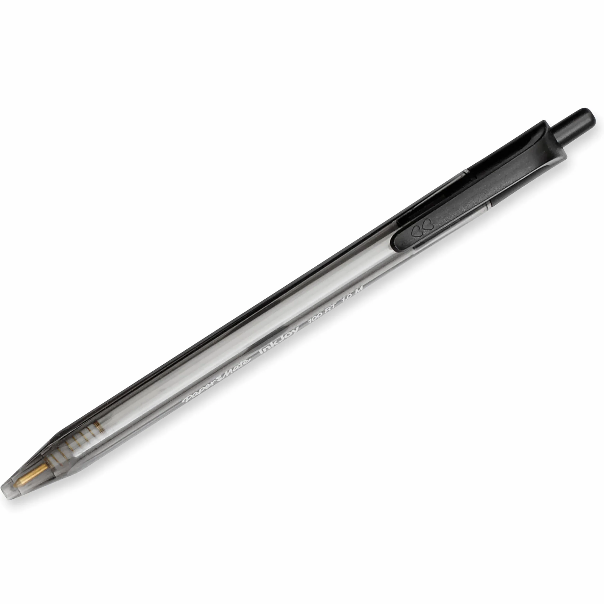 Paper Mate InkJoy 100RT Penna a Sfera a Scatto Punta Media 1,0 mm Nero Confezione da 20