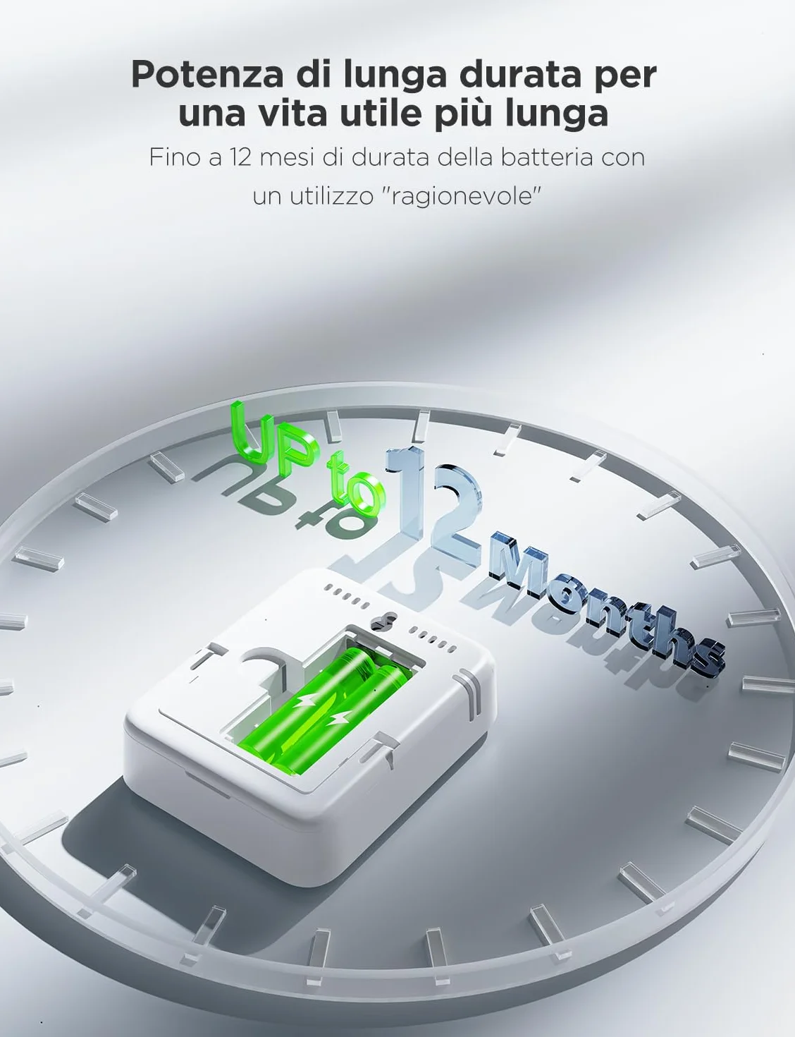 Govee Igrometro Termometro Interno Bluetooth, Monitor Temperatura Umidità con App, Sensore Digitale LCD per Casa Rettili Serra