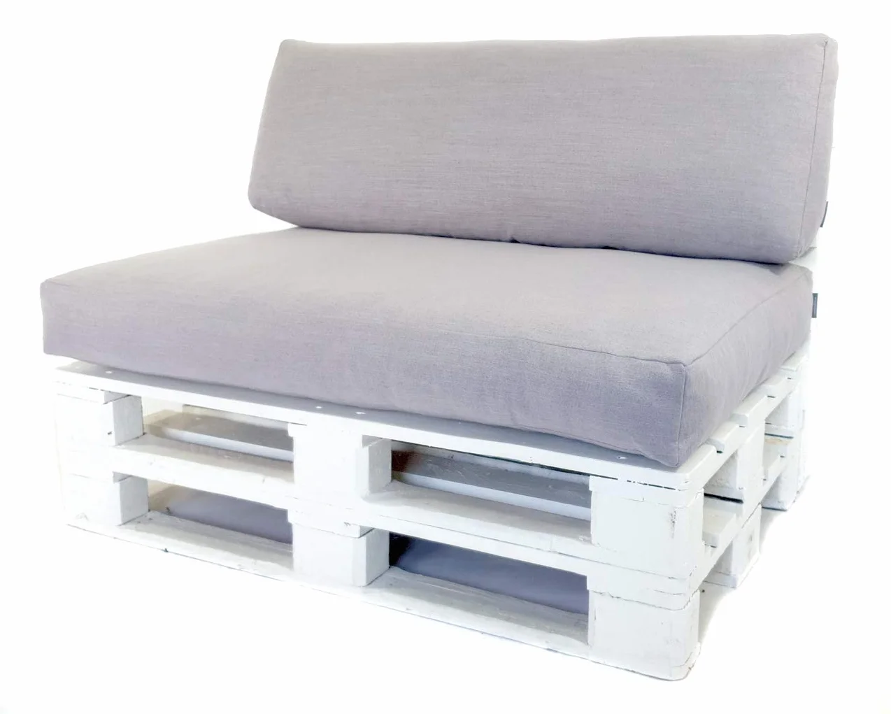 Cuscino per Pallet Euro MH-UQ-01 - Dimensioni 60 x 60 x 15 cm, Grigio Chiaro