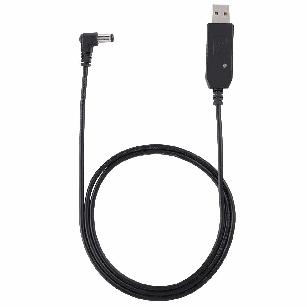 Cavo USB Trasformatore di Ricarica 1M 10V per UV-5R UV-82 BF-F8 UV-9R Plus Walkie Talkie