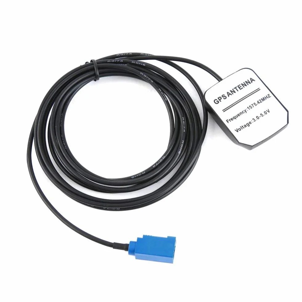 DollaTek GPS Antena Satelitarna Nawigacja DVD Samochodowa Aktywna Uniwersalna SMA FAKRA-C