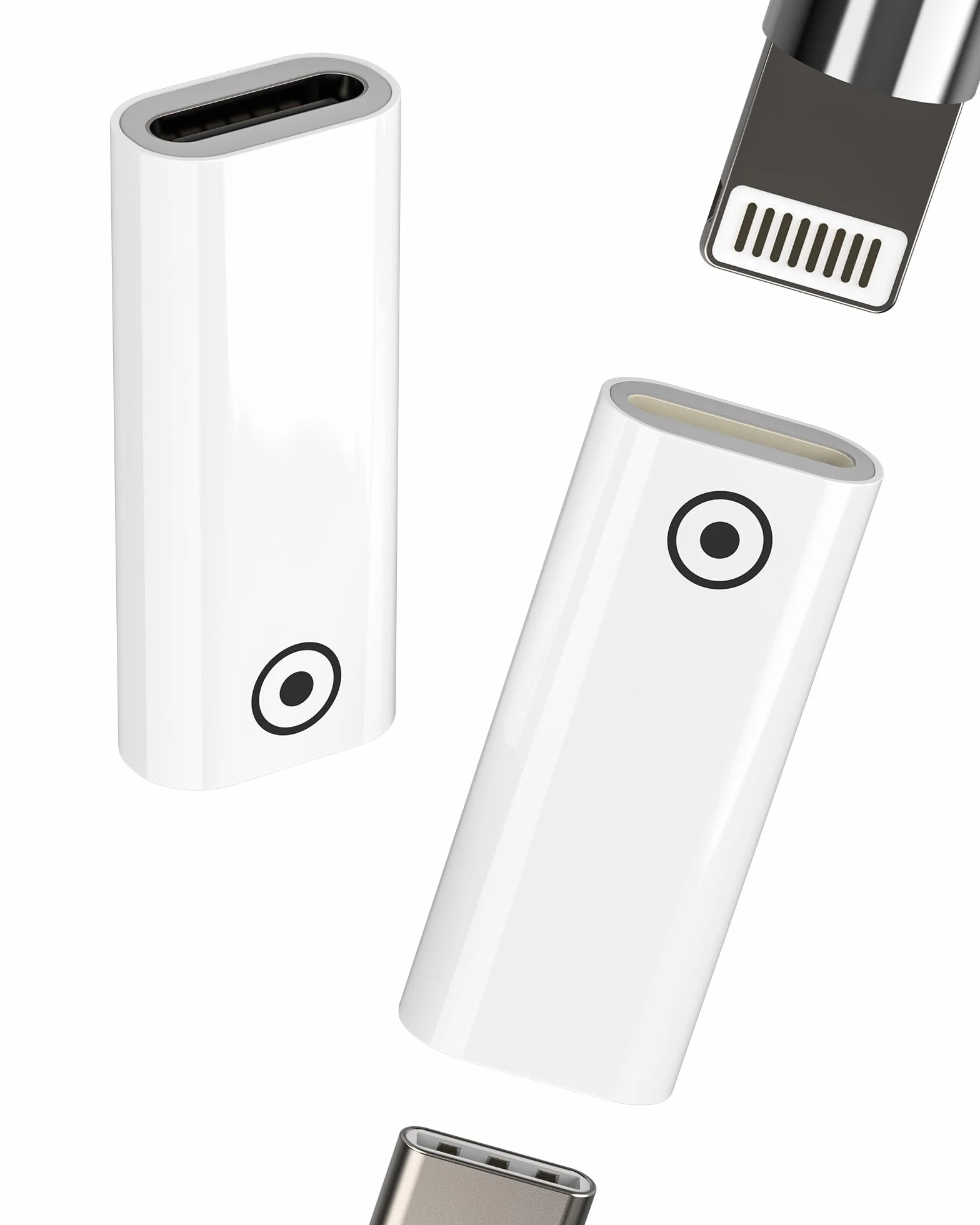 Adattatore Apple Pencil Lightning Femmina a USB-C Femmina 2pack per iPad 1st Gen Penna Ricarica