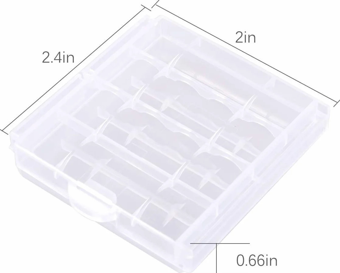 Custodia per Batterie AA 3xAA 4.5V con Interruttore On/Off e Presa USB Femmina Bianco