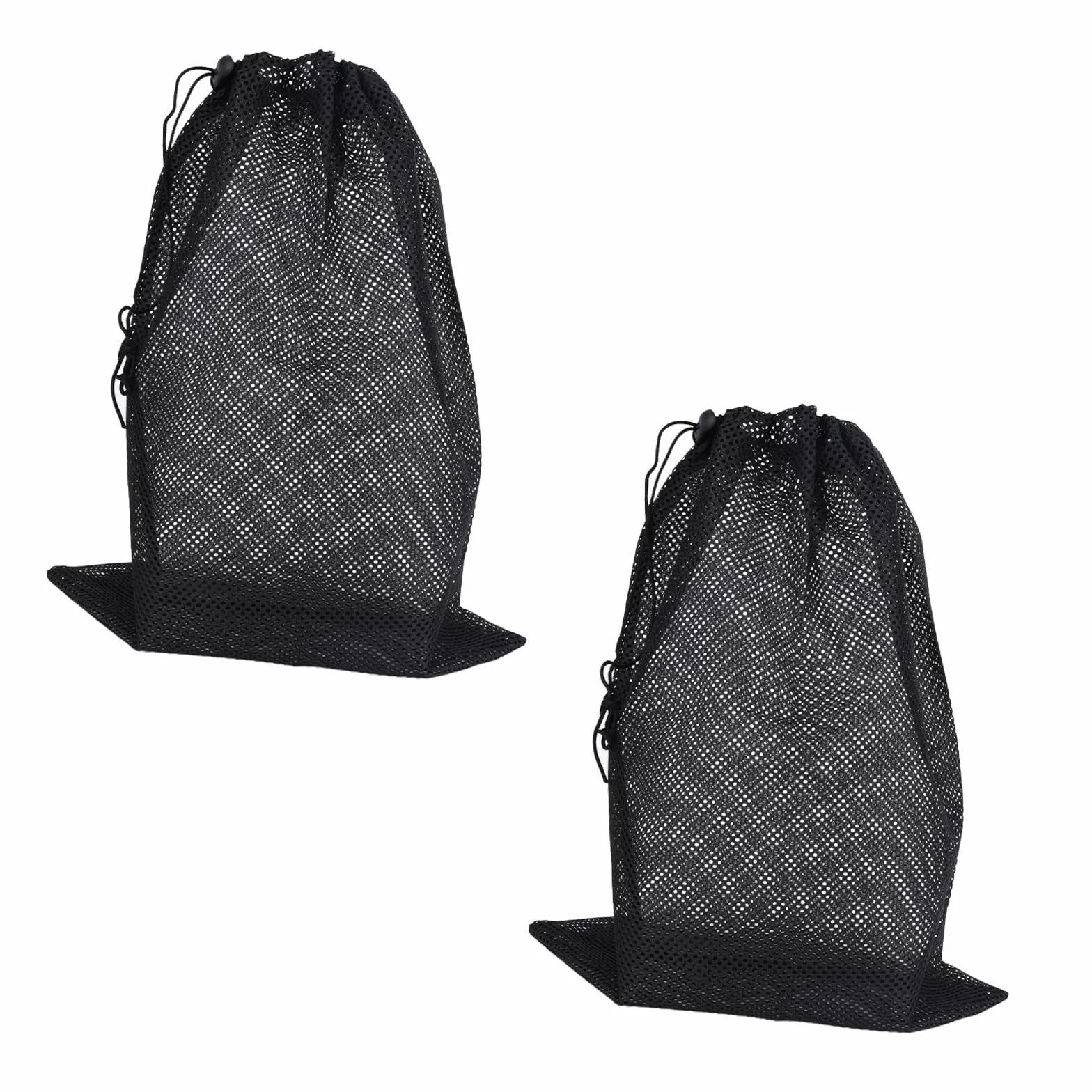 lasuroa 2pz Sacchetti Filtro per Pompa Dell'Acqua, 40x30,3cm Sacchetto Filtro Pompa Laghetto con Coulisse Regolabile per Laghetti Piscine Fontane Giardini e Acquari(Nero)