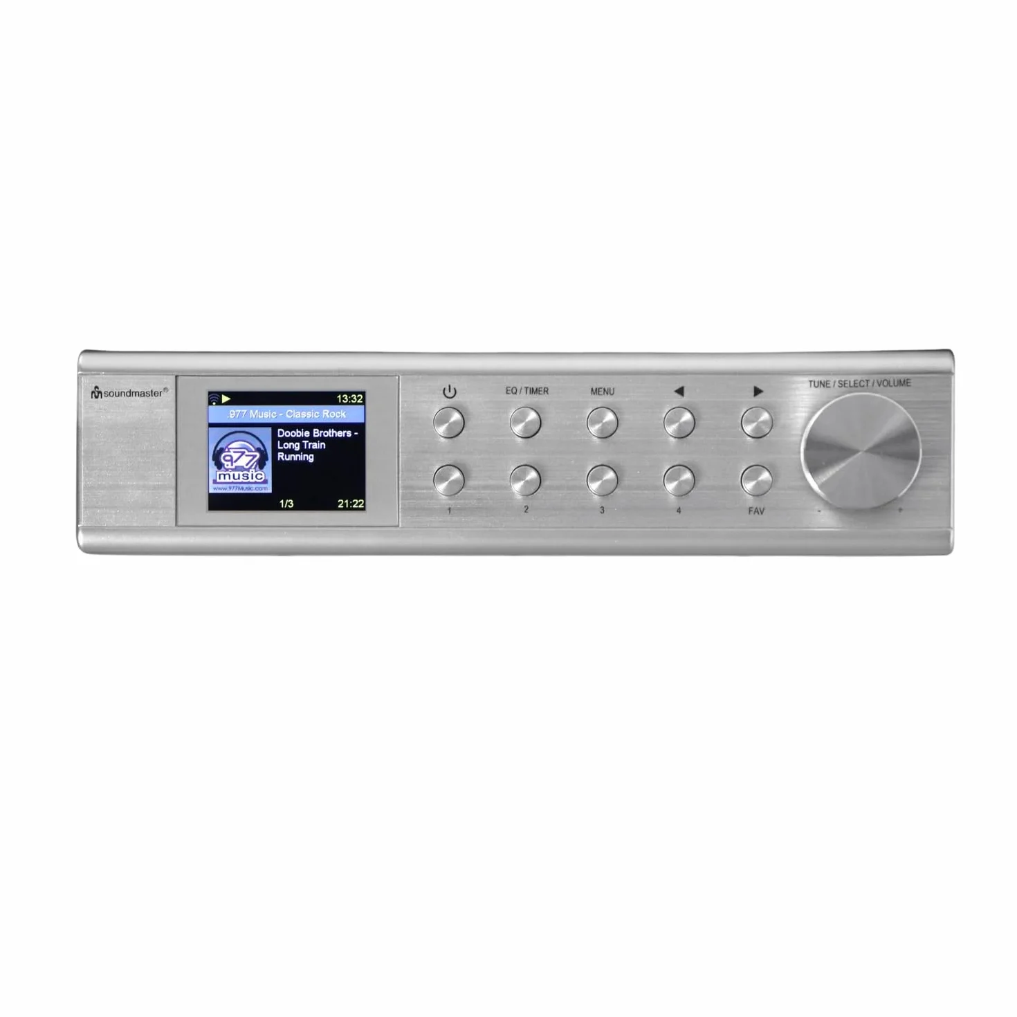 Soundmaster IR1500SI Radio da Cucina DAB+ FM-RDS Bluetooth WLAN Vivavoce Doppio Allarme Timer