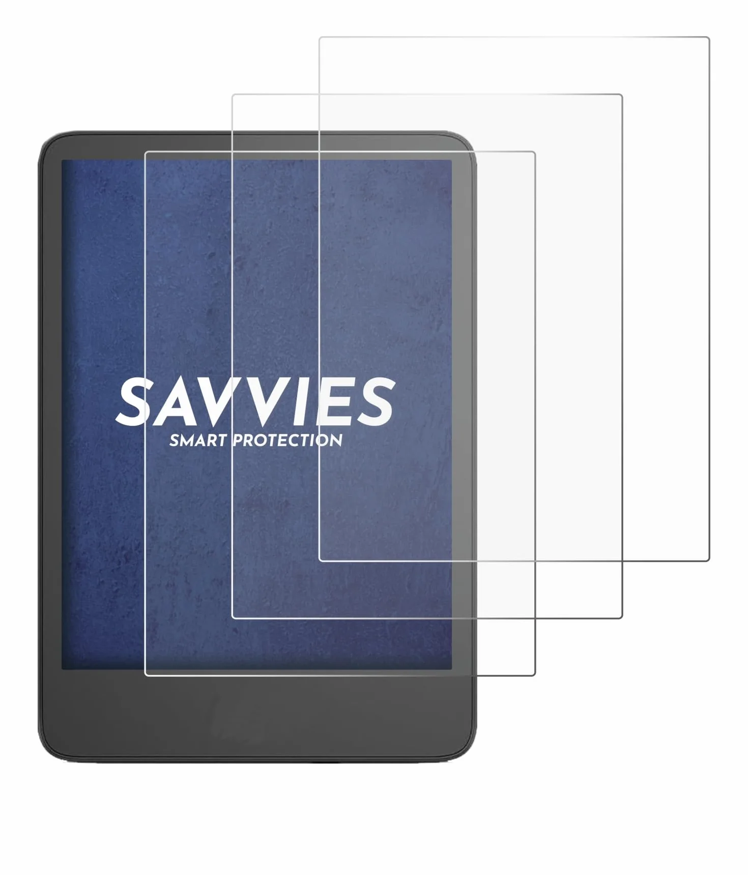 Savvies Pellicola Protettiva per Amazon Kindle 2024 Schermo Trasparente 6 Pezzi