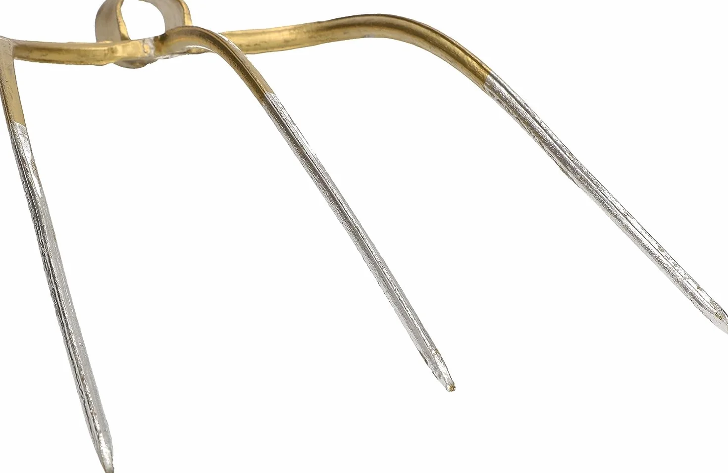 KOTARBAU® Forcone a 3 Denti in Acciaio Temprato Forchetta da Giardino Forca da Giardino Strumenti Manuali Attrezzi Accessori da Giardino