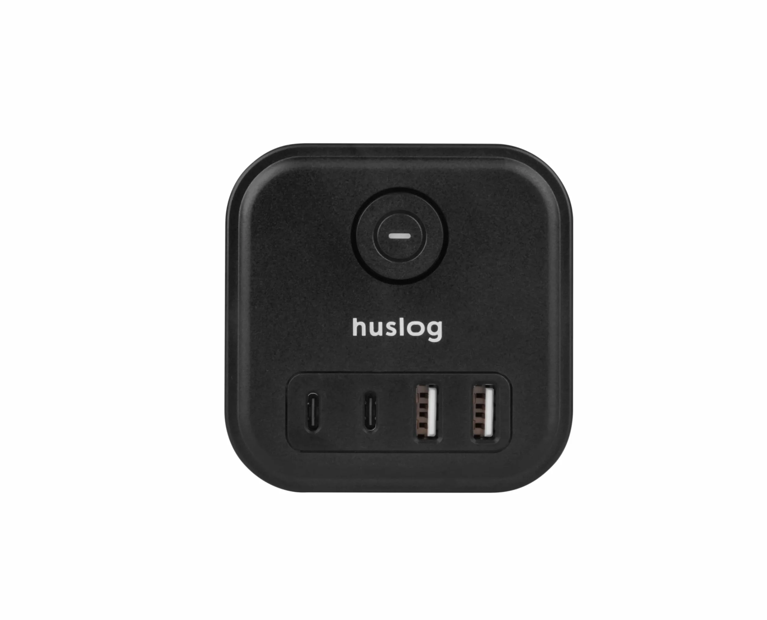 Cubo Multipresa 3 Prese AC 4 USB-C USB-A 3680W Compatta Ignifuga Interruttore ON/OFF Nera