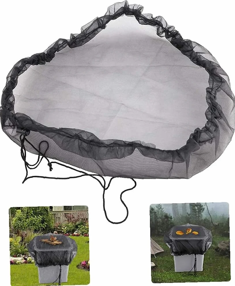 Regolabile Rain Barrel Net Mesh Cover Weather Water Butt