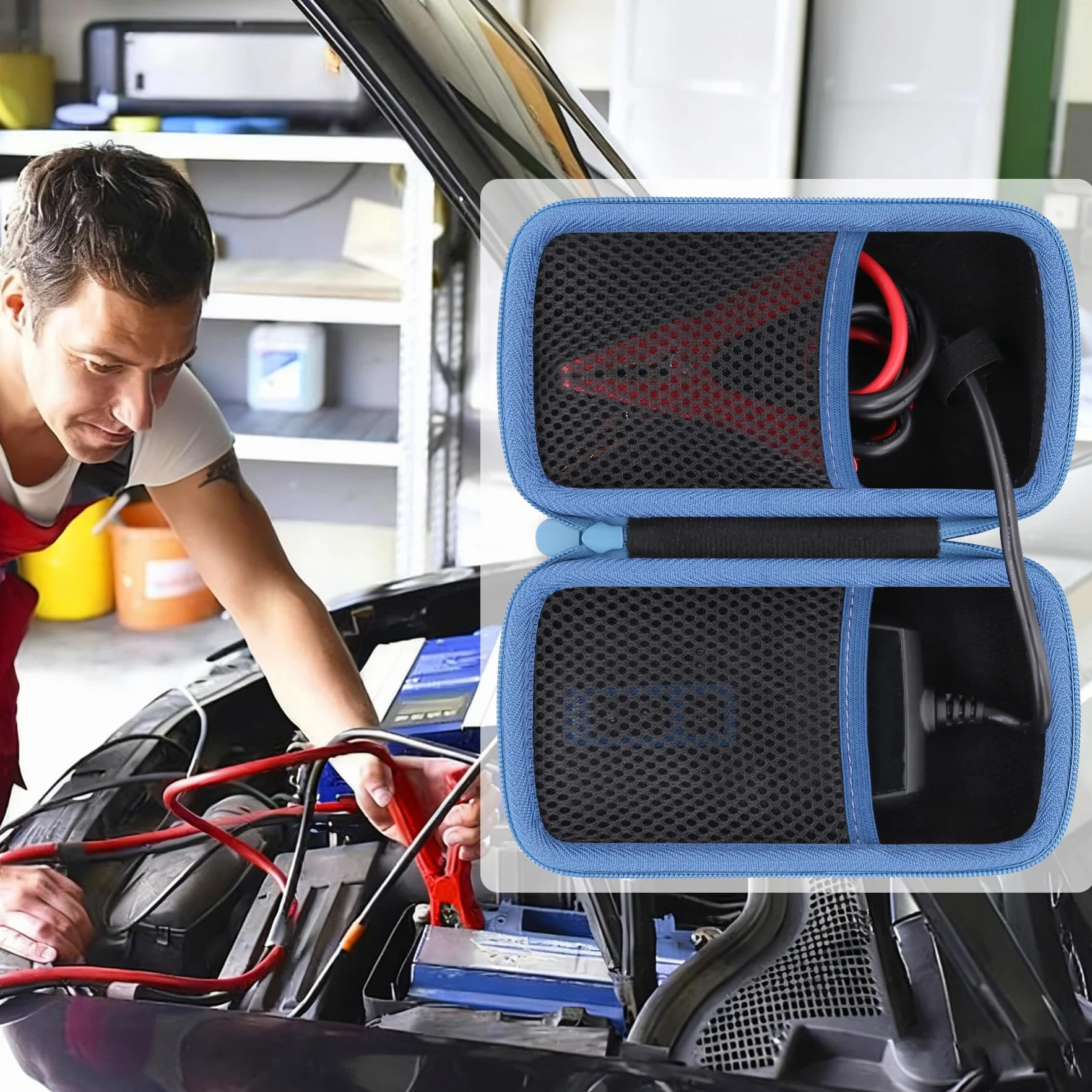 TOPDON BT100 Tester Batteria Auto Custodia Rigida Trasporto Borsa Protettiva Manico 12V