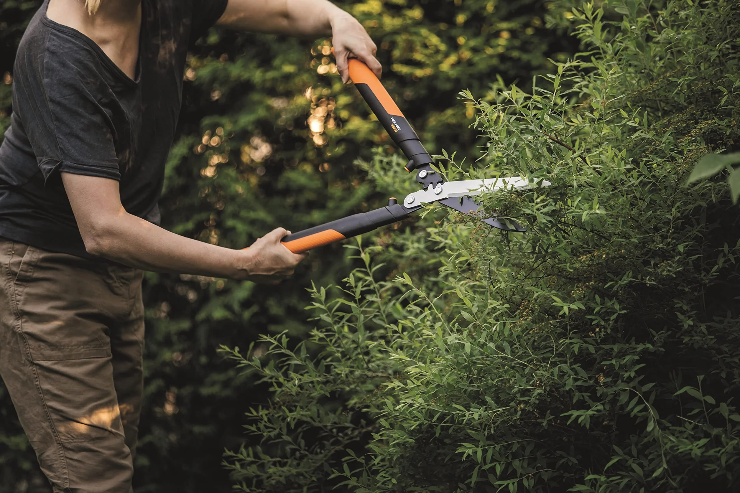Fiskars Cesoie per siepi PowerGear X 63 cm Acciaio Antiaderente