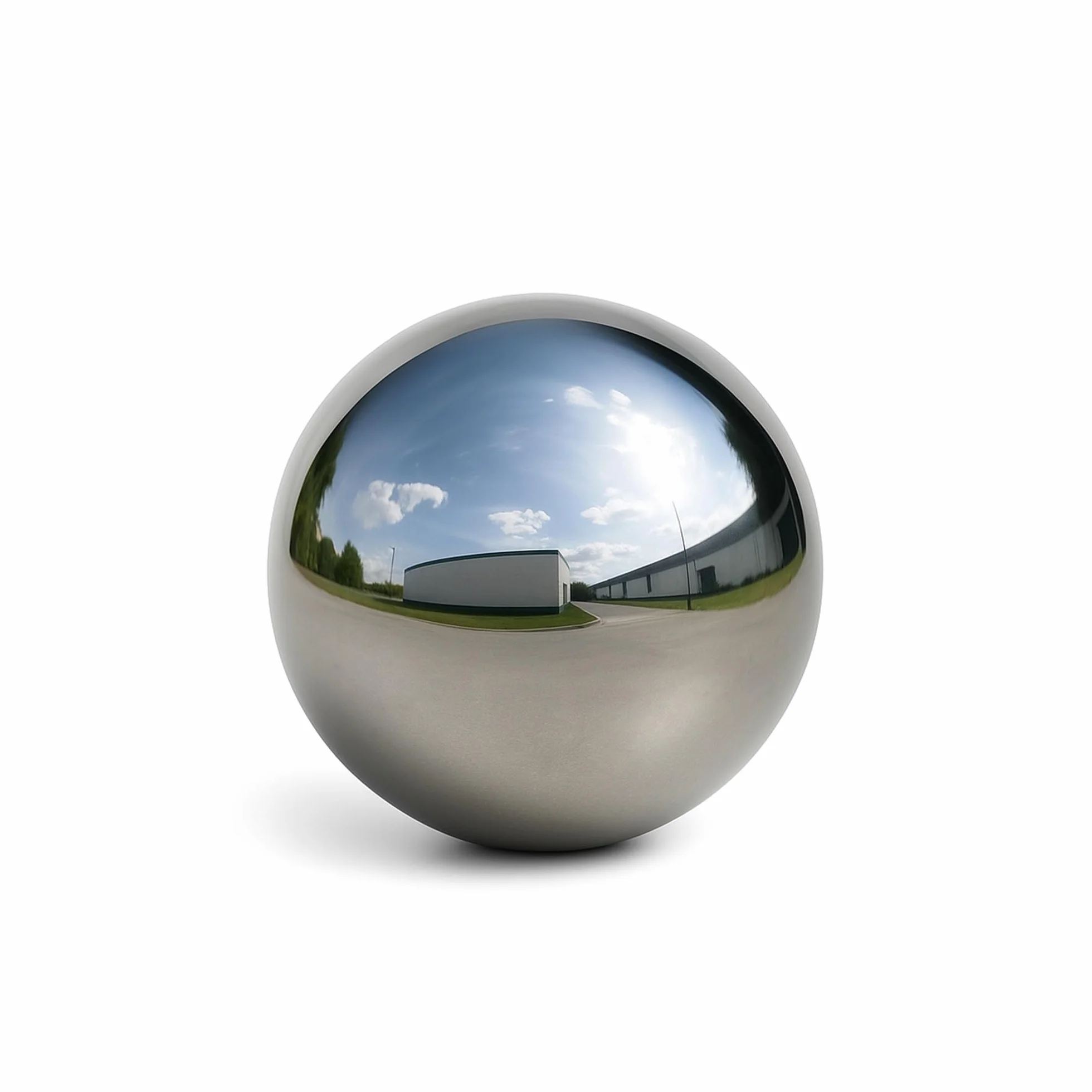 koehko Giardino Sfera 4 – 100 cm (Altezza 38 cm) Lucidatura di Alta qualità di Acciaio Inossidabile o Gr. a Sfera 38 cm