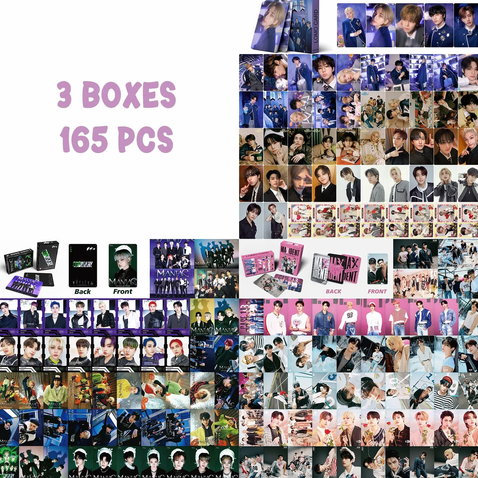 Stray Kids Photocard 165 Pezzi Lomo Carte Skkz Card Kpop Fotocard per Fan