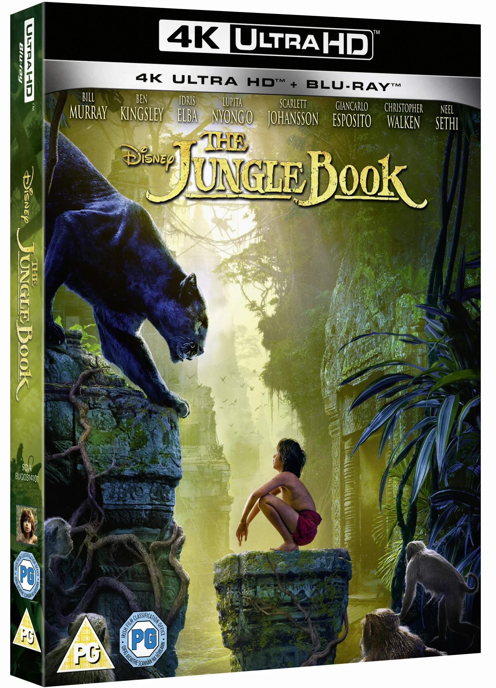 Disney's The Jungle Book 4K Ultra-HD Blu-ray 2020 Edizione Regno Unito
