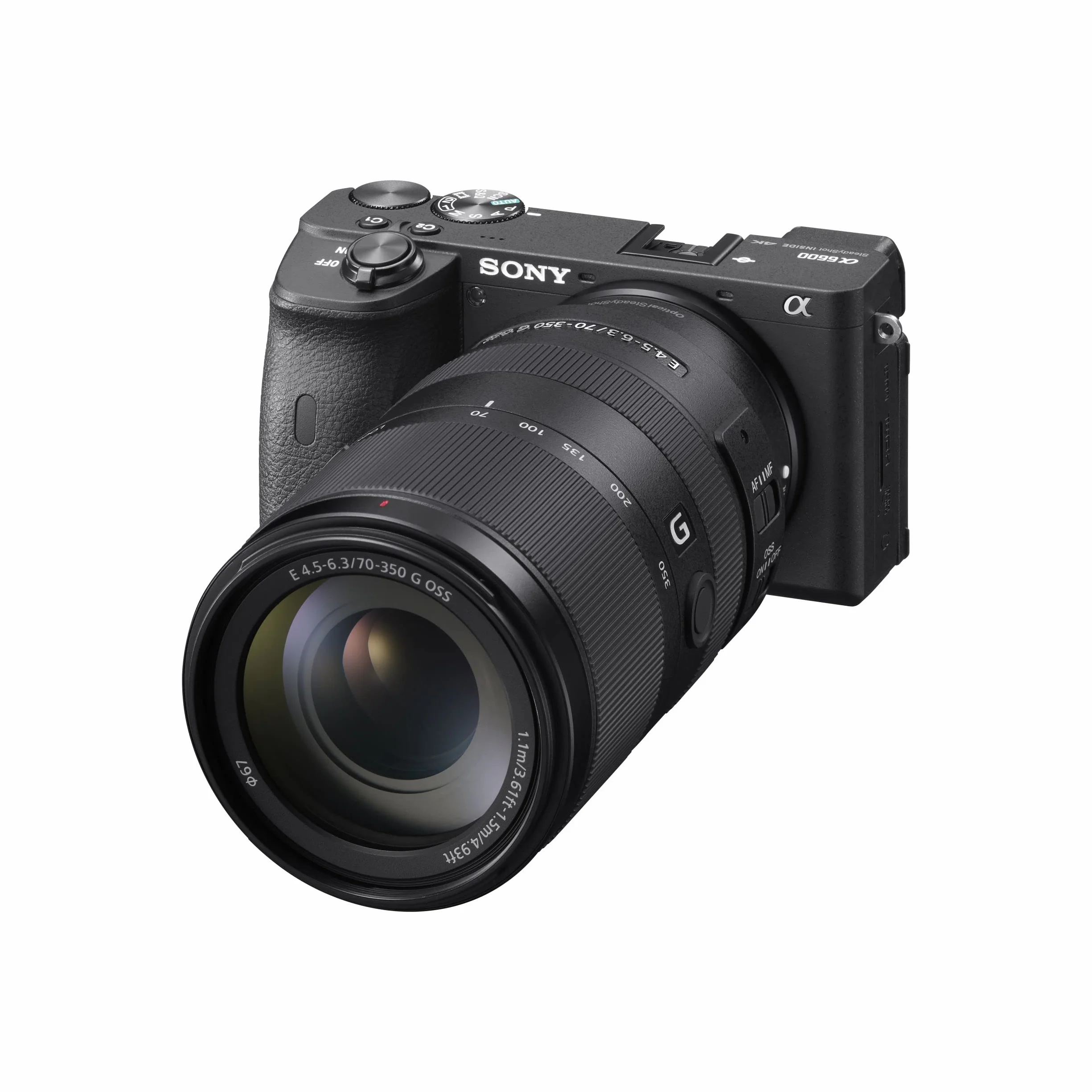 Sony SEL70350G 70-350 mm F4.5-6.3 G OSS Super teleobiettivo zoom per APS-C con stabilizzazione immagine, attacco E-Mount