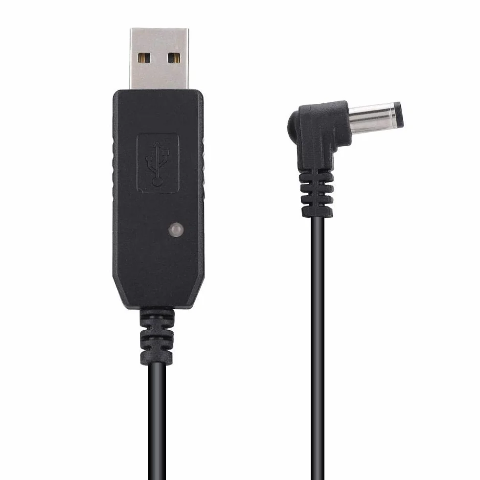 Cavo USB Trasformatore di Ricarica 1M 10V per UV-5R UV-82 BF-F8 UV-9R Plus Walkie Talkie